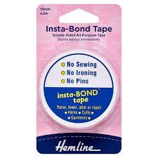 Being a triple pack means it will last for ages. Hemline Insta Bond Double Sided Tape 19mm 3 4 Inch X 4 5m Sew Essential