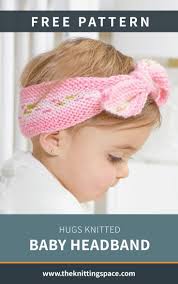 It takes less than one hour to knit…that's it! Hugs Knitted Baby Headband Free Knitting Pattern