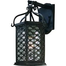 Troy Lighting B2372oi Old Iron Los Olivos 16 Tall Outdoor Wall Sconce