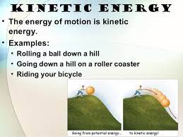 Kinetic energy can be defined as the energy which is present in every moving object. Types Of Energy