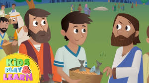 The Big Picnic Jesus Feeds 5000 Bible Story For Kids Children Bible For Kids Jesus Feeds 5000 Bible Stories For Kids