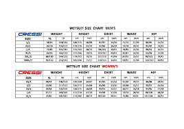 71 Perspicuous Cressi Hood Size Chart