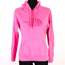 details about u the north face womens hoodie sweatshirt pink m