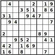Easy, medium, hard, expert and demonic. Medium Printable Sudoku Puzzle Number 1 Sudoku Puzzles Sudoku Puzzles For Kids