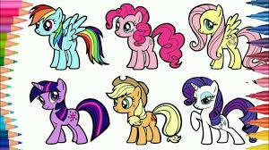 Izarnazar gambar mewarnai rainbow dash. Belajar Menggambar Kuda Poni Dan Mewarnai Gambar Little Pony Youtube