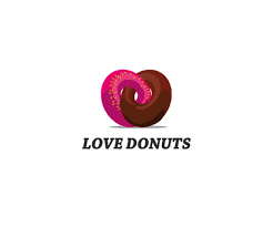 Love Donuts Logo Design Logo Design Diy Logo Design Logo Design Inspiration