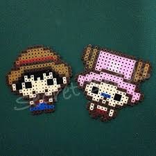 luffy and chopper perler beads by secret beads アイロンビーズ ハンドメイド ビーズ