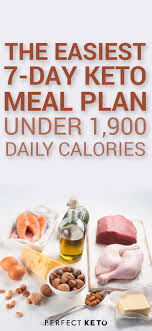 The Easiest 7 Day Keto Meal Plan Under 1 900 Daily Calories Keto Meal Plan Keto Diet Meal Plan Keto Diet Menu