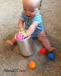 Baby S First Shape Sorter Mama Ot Infant Activities Baby Play Activities Baby Development Activities