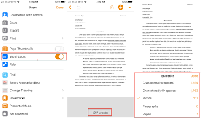 This is so useful, the word counter on google docs include punctuation and space which is really annoying, but this tells you everything in like, if you want to count symbols or letters in the alphabet or number or, words? How To Display The Word Count In Pages On Mac Iphone And Ipad