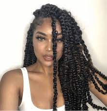 18 Inch Passion Twist Crochet Hair Twist Braid Hairstyles Hair Styles Braided Hairstyles