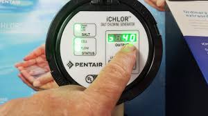 The pentair ichlor is a great salt water system and the control panel is very user friendly. Pentair Ichlor I 30 Salt Cell Set Up And Operation Youtube
