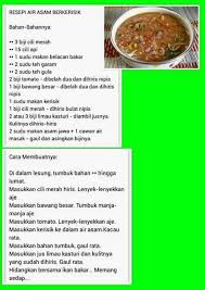 Air Asam Berkerisik Low Calorie Dinners Cooking Recipes Asian Dipping Sauce