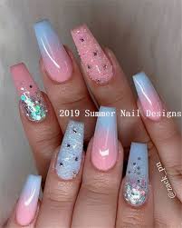 33 Cute Summer Nail Design Ideas 2019 Summernaildesigns Nail Colorful Nail Art Nail Art Designs Summer Coffin Nails Designs