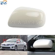 The mirrors are excluded from the dimensions. Zuk Door Outer Rearview Side Mirror Cover Shell Housing Cap For Toyota Corolla 2007 2008 2009 2010 2011 2012 2013 Plastic Color Mirror Covers Aliexpress