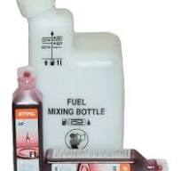 ALM Manufacturing 1 Litre 2-Stroke Fuel Mixing Bottle - White, Model MX002