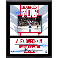 *free* shipping on qualifying offers. Alex Ovechkin Washington Capitals 12 X 15 700 Goals Sublimated Plaque