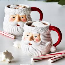 Figural Santa Mug Sur La Table Santa Mugs Christmas Mugs Indoor Christmas Decorations