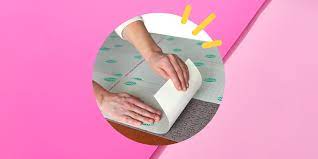 As you apply each sheet, you overlap it onto the previous sheet by about 1/2 inch. This Peel Stick Puzzle Saver Turns Your Puzzle Into Wall Art