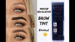 Brow Tint Tattoo Makeup Revolution Review Youtube