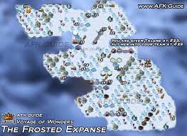 The Frosted Expanse Map Peaks Of Time Wandering Balloon Afk Balloons Map
