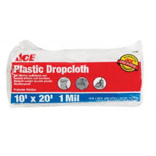 Use it to keep any area free from paint and dust. Drop Cloth Furniture Cover 10ft X 20ft X 1mil 3m X 6 1m 03mm Medium Duty Plastic Ace Ace Hardware
