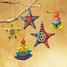 Pin By Diane Asselin On Gingle Bells Pinterest Folk Art Ornament Guatemalan Art Mexican Christmas Decorations