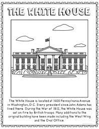 Show your kids a fun way to learn the abcs with alphabet printables they can color. The White House Informational Text Coloring Page Craft Or Poster