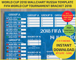 Eastern Time Zone Utc 5 1117 Inches Wallchart Fifa Eastern Time Zone Fifa World Cup