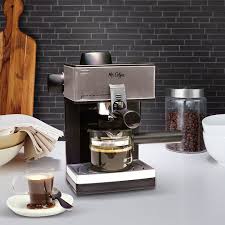 Coffee makers & espresso machines>. Coffee 4 Cup Steam Espresso System With Milk Frother Mr Mr Coffe Coffee Tea Espresso Makers