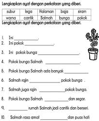 Salma mempunyai 2 buah kubus dengan volume 6.859 cm³ dan 10.648 cm³. Latihan Pemulihan Bahasa Melayu Tahun 3 In 2021 School Kids Activities Malay Language Kids School