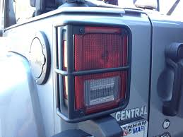 Jeep Wrangler Aluminum Tail Lamp Guards Mopar 82210270ad 82210268ad 82210270ad 82210268ad