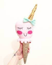 Ice Cream Soft Toy Soft Toy Kids Decor Girls Room Decor