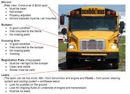 School Bus Pre Trip Inspection Under The Hood Diagram School