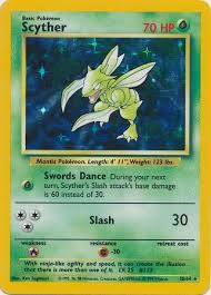 Scyther 10 64 No Set Symbol Misprint Jungle Unlimited Singles Pokemon