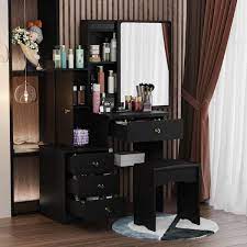 Big Mirror Makeup Vanity Sets