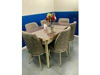 Gate legged dining tables have been around for a long time now, and they still provide a good answer for small homes that lack an area in which to set up a long table permanently. Extendable Dining Table And Chairs For Sale In Newcastle Tyne And Wear Dining Tables Chairs Gumtree