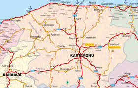 Kastamonu haritası nerede ve kastamonu ilçelerinin detaylı listesi, şehre bağlı bulunan 20 adet ilçenin harita ve bilgileri, gps koordinatları ve önemli yerler. Bozkurt Kastamonu