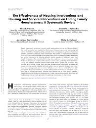 1) the big earthquake caused many buildings to collapse and people were left homelessness. Pdf The Effectiveness Of Housing Interventions And Housing And Service Interventions On Ending Family Homelessness A Systematic Review