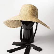 Breiter Krempe Hut Frauen Sommer Vintage Sonnenhut Mit Band Krawatten 2018 Strand Stroh Eimer Hatsfur Damen Schla Wide Brim Hat Women Floppy Hats Wide Brim Hat