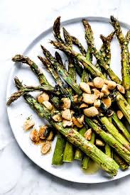 Roasted Asparagus With Browned Butter And Almonds Foodiecrush Com Asparagus Recipes Sidedis Asparagus Recipes Baked Easy Asparagus Recipes Baked Asparagus