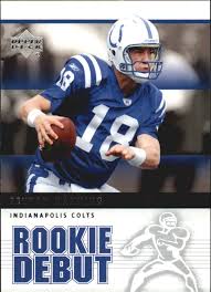 Check spelling or type a new query. Peyton Manning 2005 Upper Deck Rookie Debut 41 Football Card Djs Pokemon Cards