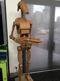 Im Amazed By This Cardboard Crafted B1 Battle Droid I Found At The Arcade In Melbourne Https Ift Tt 2jwoh Star Wars Room Star Wars Pictures Star Wars Awesome