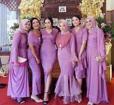 Model baju brokat untuk pesta. 44 Contoh Baju Brokat Ungu Paling Unik Modelbaju Id