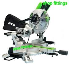 Ryu Rms 180 1 Mesin Potong Alumunium Miter Saw Geser 7 Sliding Compund Mitre Saw 7 Inch Shopee Indonesia