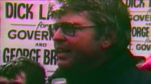 1977 Colorado Gov Dick Lamm as Dracula, Make-up by Lana Hilliard Press Photo