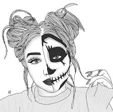 1001 Idees Pour Realiser Un Dessin Swag Hommage A La Fille Swag Dessins Pinterest Dessin Noir Et Blanc Dessins Mignons
