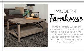 A wide range of available colours in our catalogue: Amazon Com Walker Edison Sedalia Modern Farmhouse Metal X Coffee Table 40 Inch Grey Wash Furniture Decor