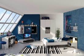 These two trendy colors can work great for boys or girls. Kids Blue And White Room Decor