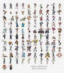 Fixed the pokédex being stuck at 95%. I Ve Got The Bw Sprites Pokemon People Sprites Pokemon Black Trainer Sprites Clipart 3566771 Pikpng